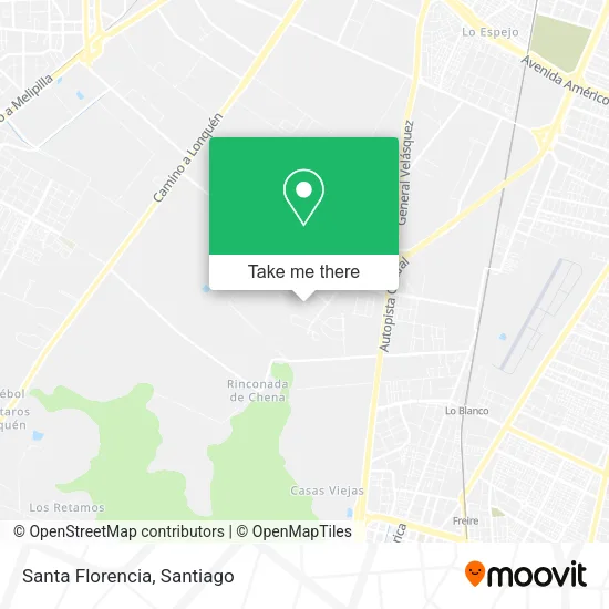 Santa Florencia map