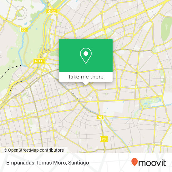 Empanadas Tomas Moro map