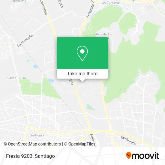 Fresia 9203 map