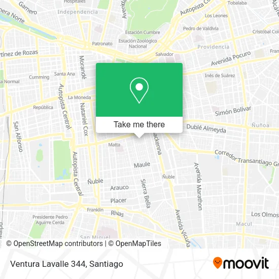 Ventura Lavalle 344 map