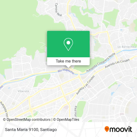 Santa María 9100 map