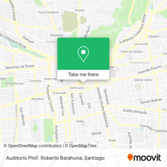 Auditorio Prof. Roberto Barahona map