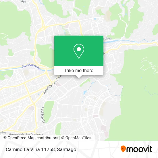Camino La Viña 11758 map