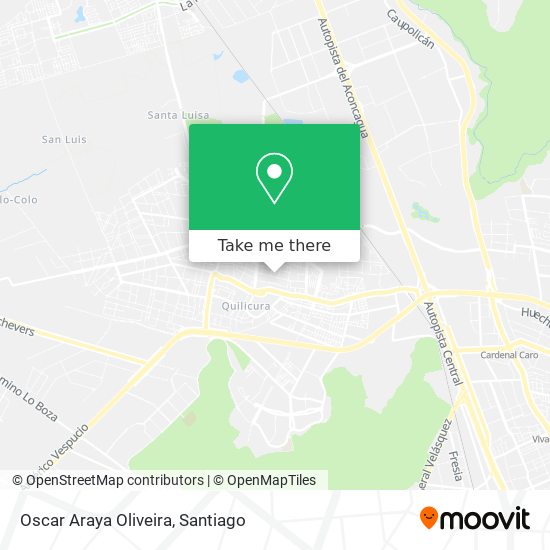 Oscar Araya Oliveira map