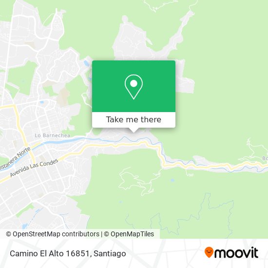 Camino El Alto 16851 map
