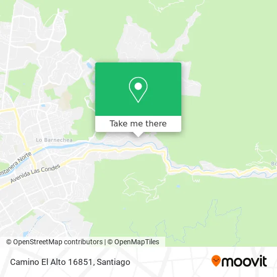 Camino El Alto 16851 map