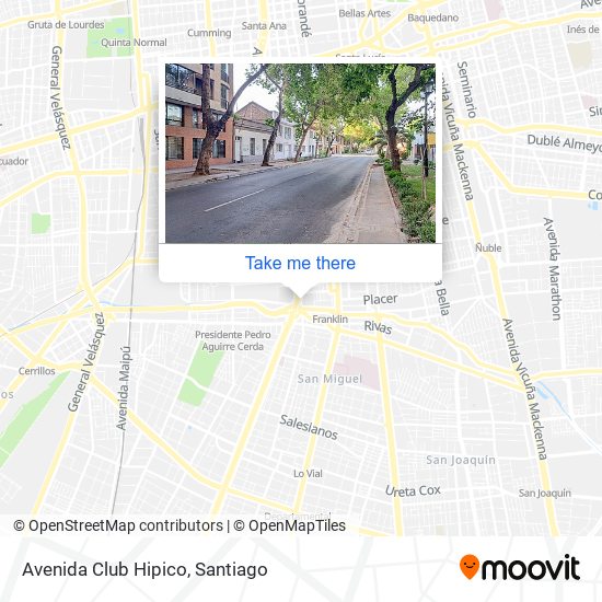 Avenida Club Hipico map