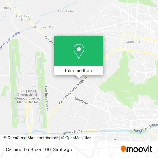 Mapa de Camino Lo Boza 100