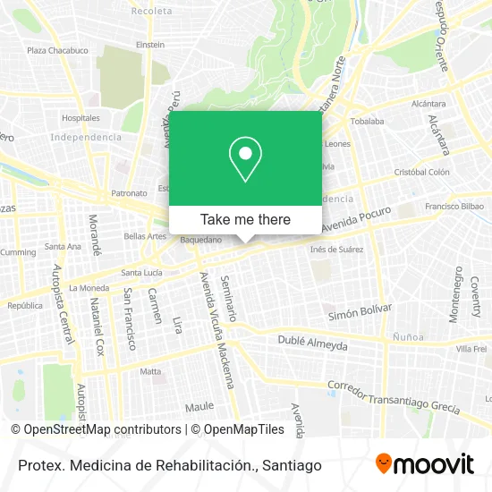 Protex. Medicina de Rehabilitación. map