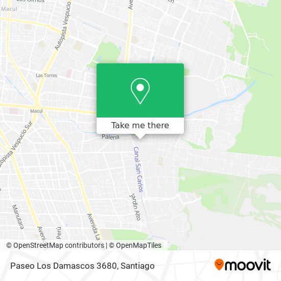 Paseo Los Damascos 3680 map