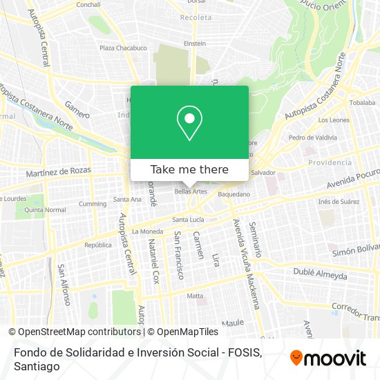 Fondo de Solidaridad e Inversión Social - FOSIS map