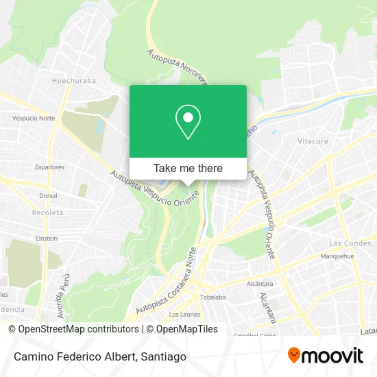 Camino Federico Albert map
