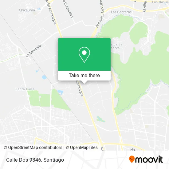 Mapa de Calle Dos 9346