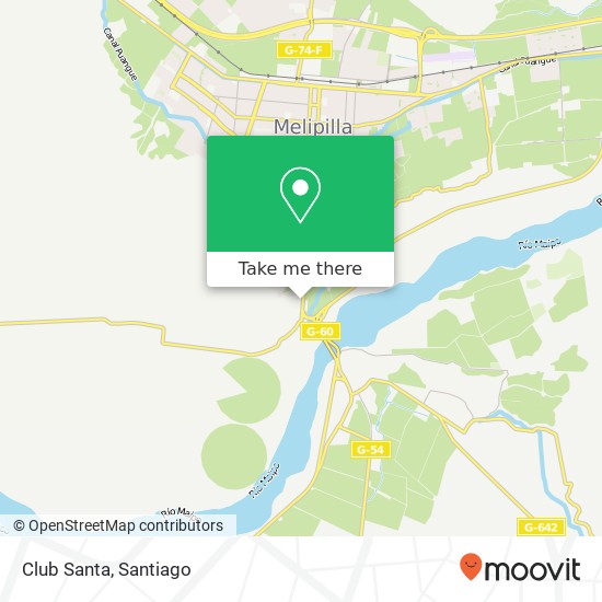 Club Santa map