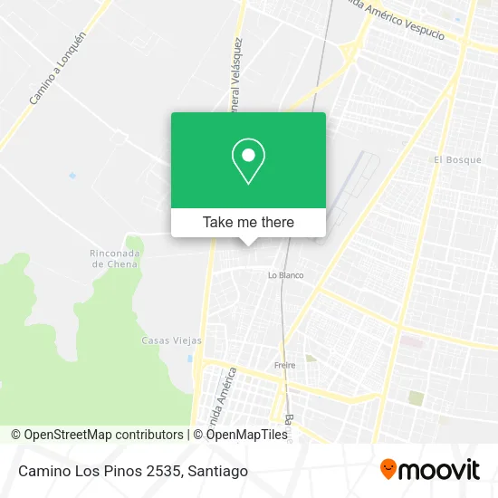 Mapa de Camino Los Pinos 2535