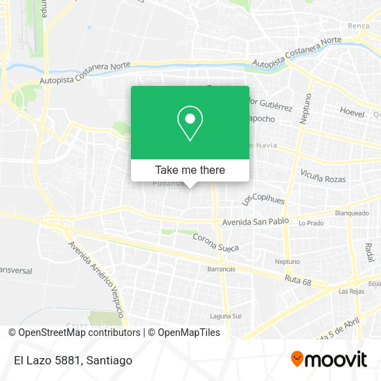 El Lazo 5881 map