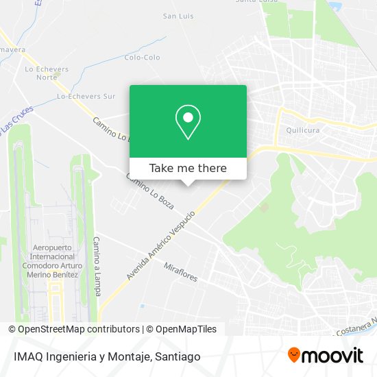 Mapa de IMAQ Ingenieria y Montaje