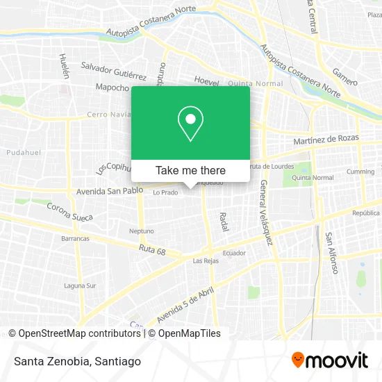 Santa Zenobia map