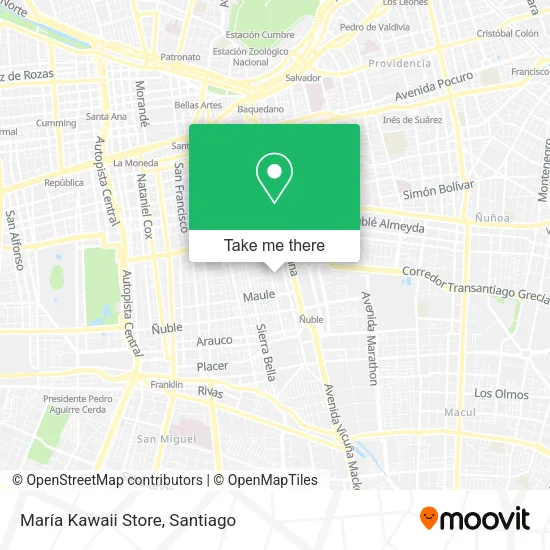 María Kawaii Store map