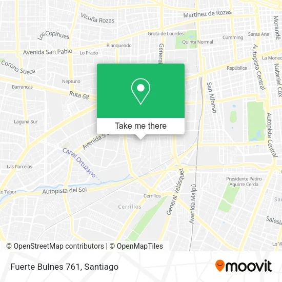 Fuerte Bulnes 761 map