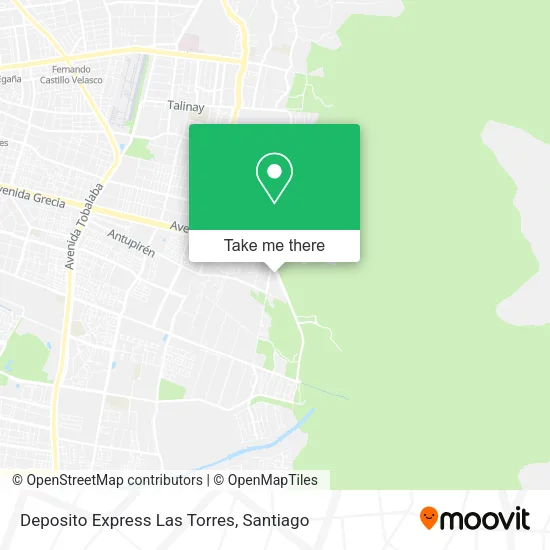 Deposito Express Las Torres map