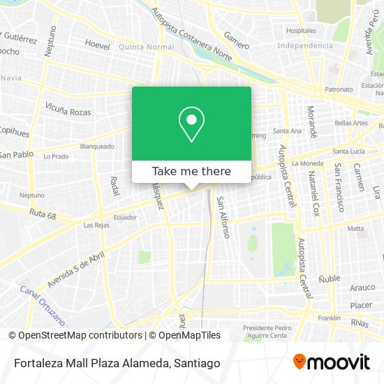 Mapa de Fortaleza Mall Plaza Alameda