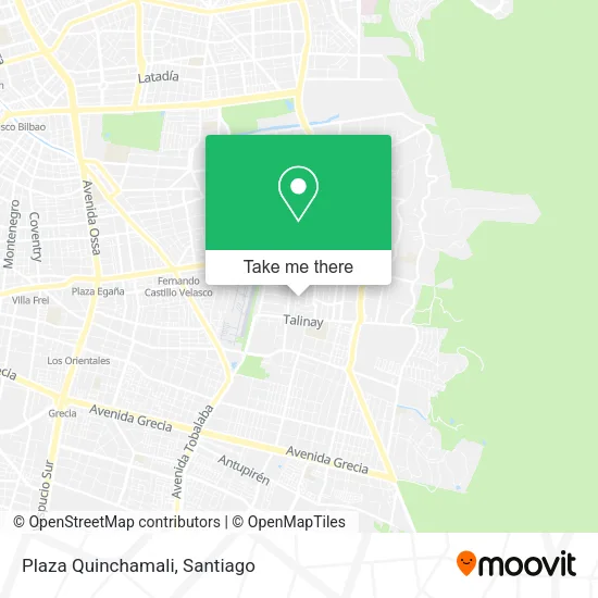Plaza Quinchamali map