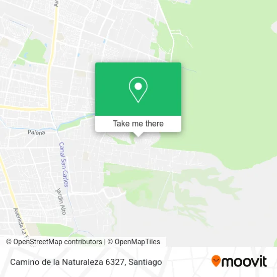 Mapa de Camino de la Naturaleza 6327