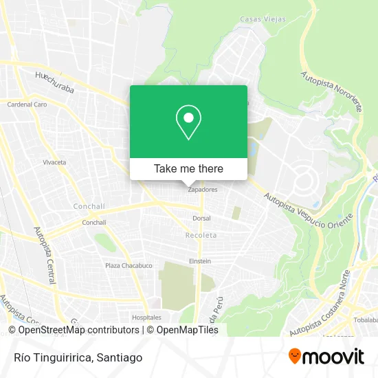 Río Tinguiririca map