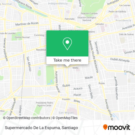 Supermercado De La Espuma map