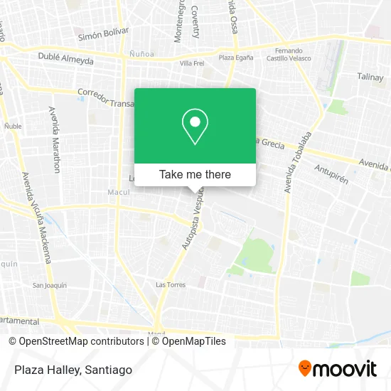 Plaza Halley map