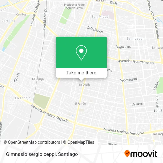 Gimnasio sergio ceppi map