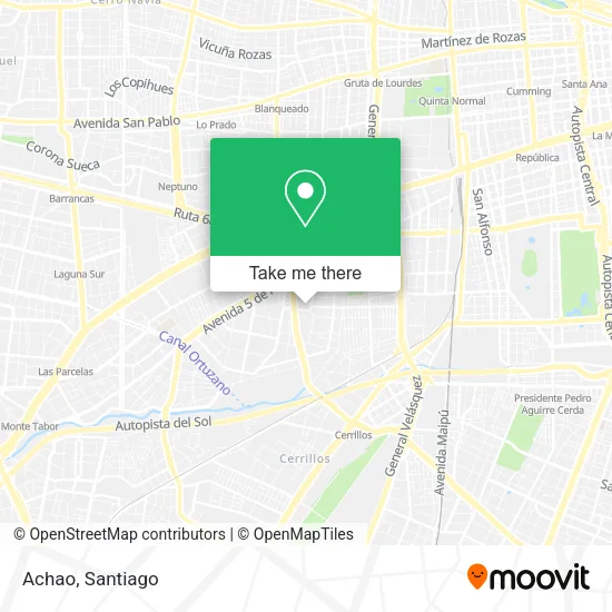 Achao map