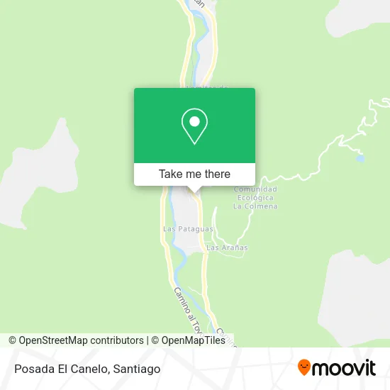 Posada El Canelo map