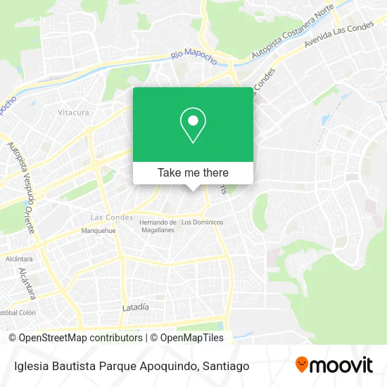 Iglesia Bautista Parque Apoquindo map
