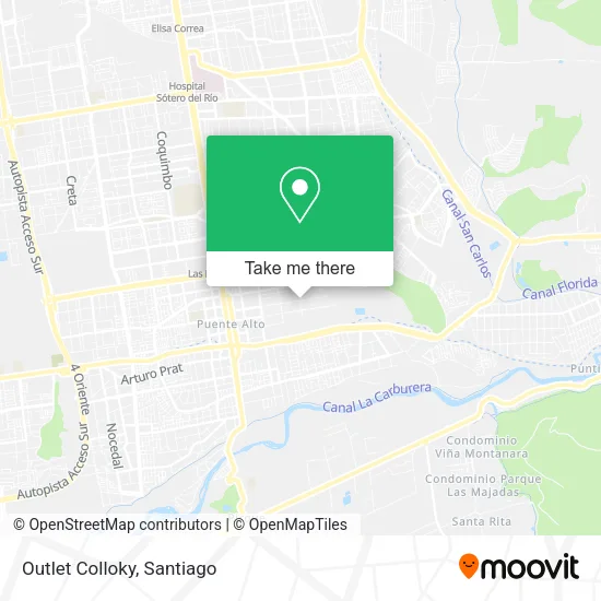 Outlet Colloky map