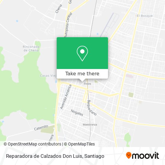 Mapa de Reparadora de Calzados Don Luis