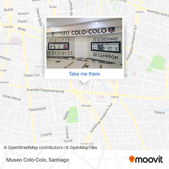 Mapa de Museo Colo-Colo