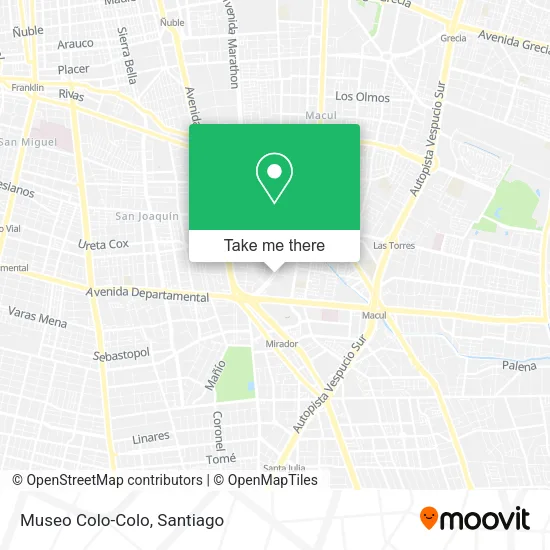 Museo Colo-Colo map