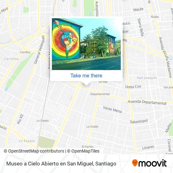 Mapa de Museo a Cielo Abierto en San Miguel