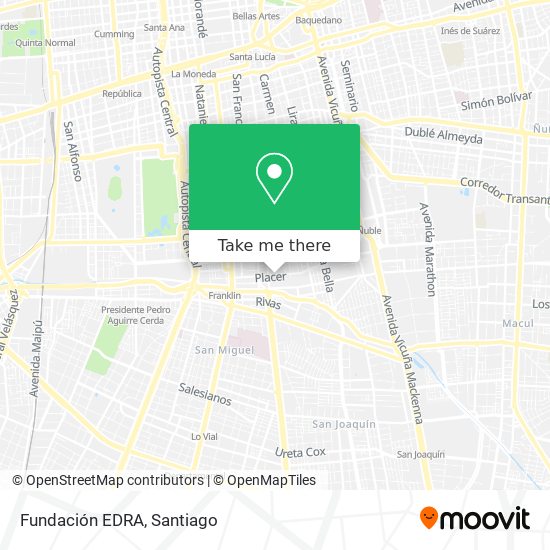 Fundación EDRA map