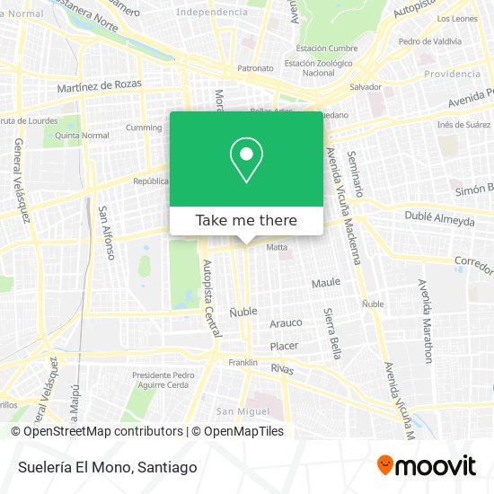 Suelería El Mono map