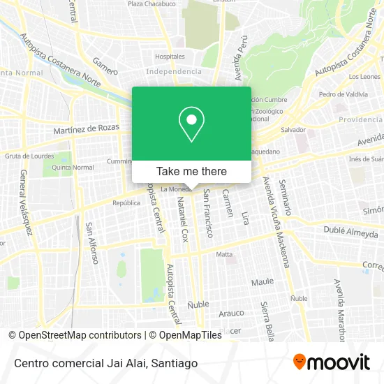 Centro comercial Jai Alai map