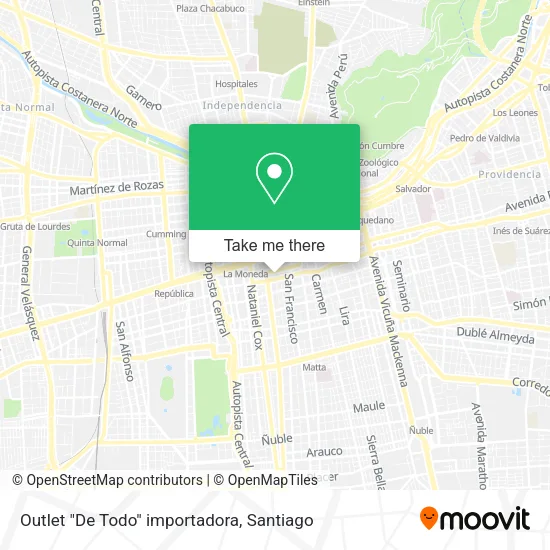 Outlet "De Todo" importadora map
