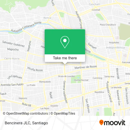 Bencinera JLC map
