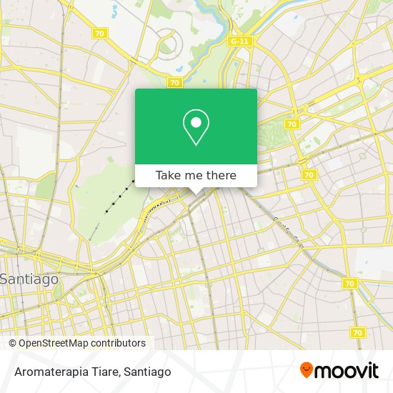 Aromaterapia Tiare map