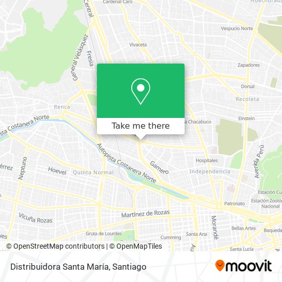 Distribuidora Santa María map