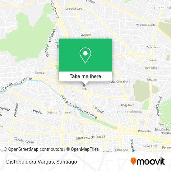 Distribuidora Vargas map