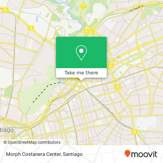 Morph Costanera Center map