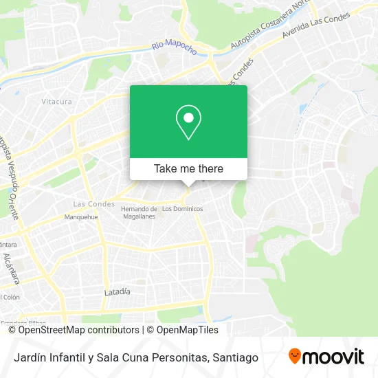 Jardín Infantil y Sala Cuna Personitas map